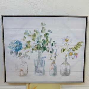 Floral Glass Vase Wall Art